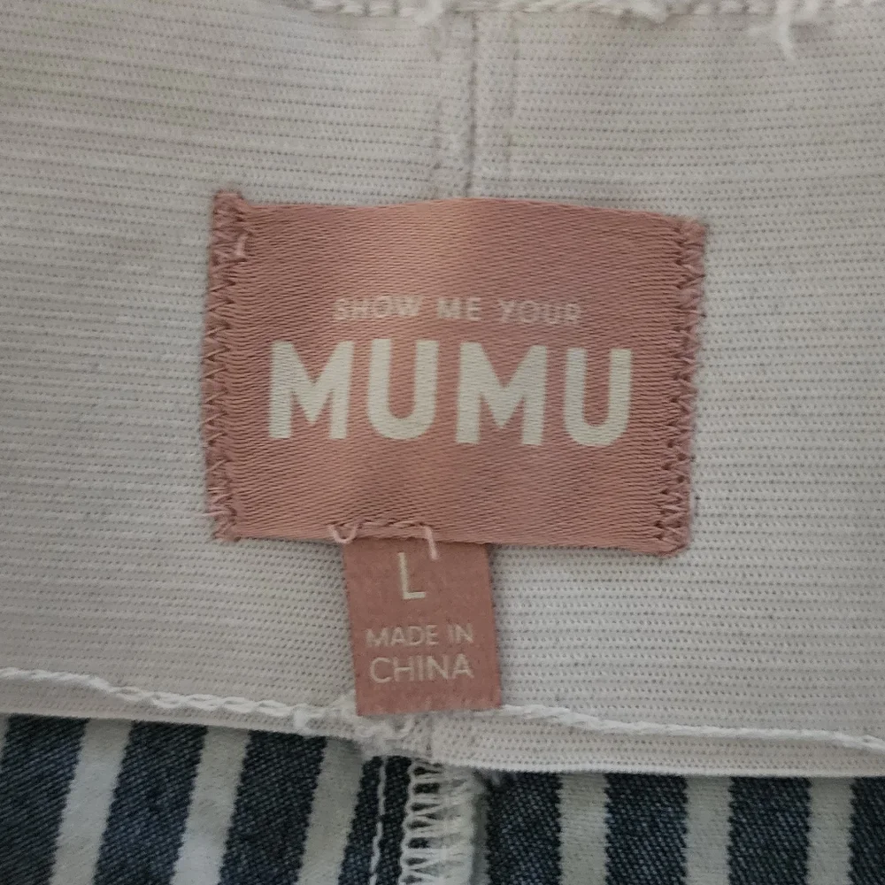 Show Me Your MuMu Stripe Bell-bottoms - Picture 4 of 7